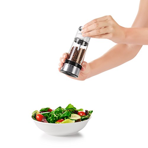 OXO Good Grips 2-in-1 Salt & Pepper Grinder & Shaker for Easy Seasoning and Storage, Kitchen Essential
| OXO Good Grips