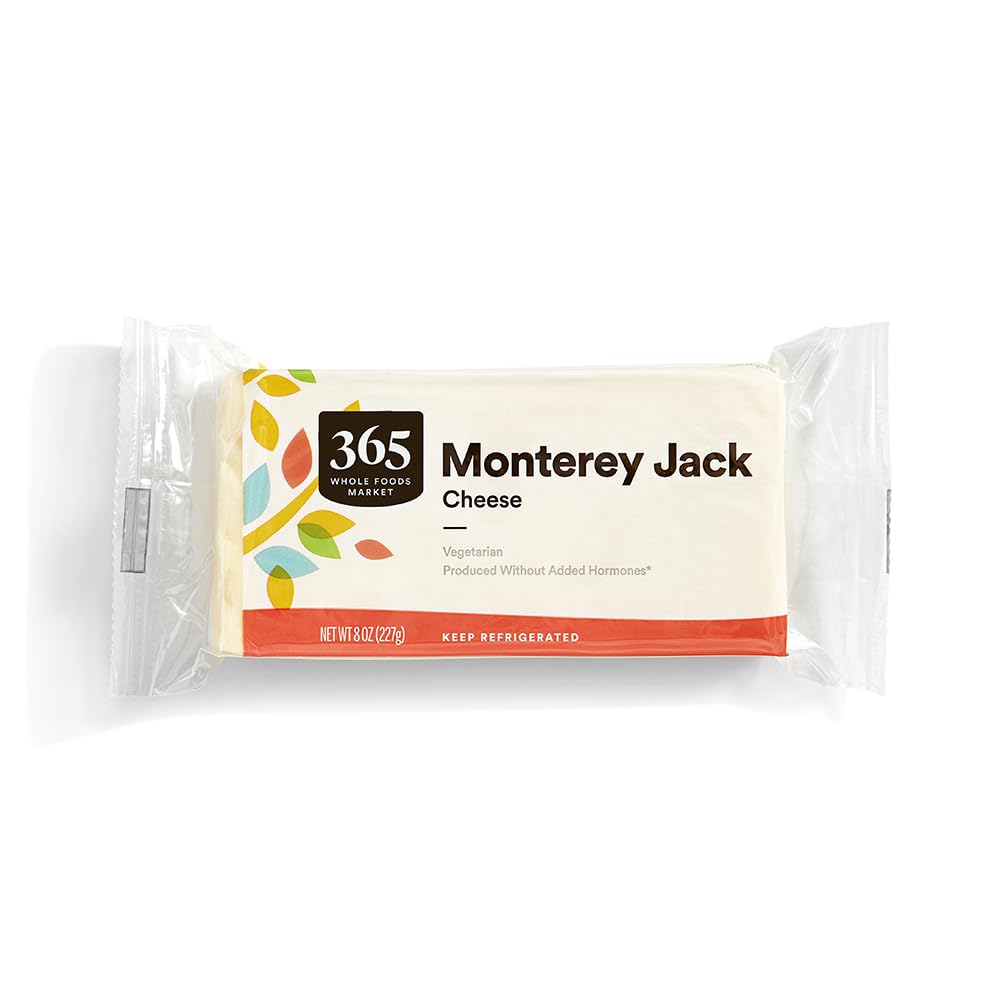 365 Everyday Value Monterey Jack Cheese Bar, Natural Flavor, Perfect Snack for Busy Parents on the Go
| 365 Everyday Va