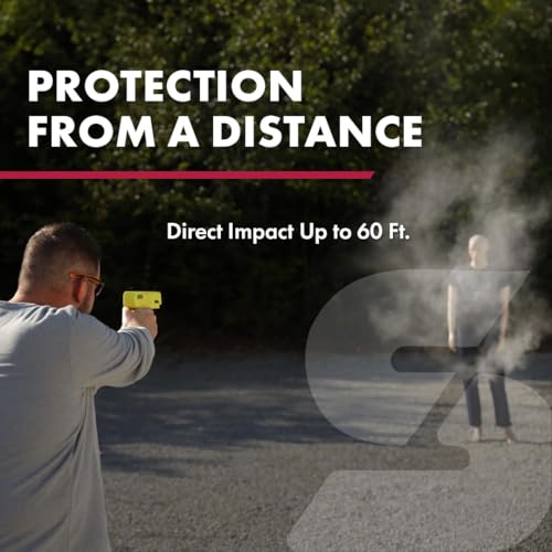 SABRE Home Defense Projectile Launcher, Large Size with 7 Impact Projectiles, 40% More Stopping Power for Extra Home Pro