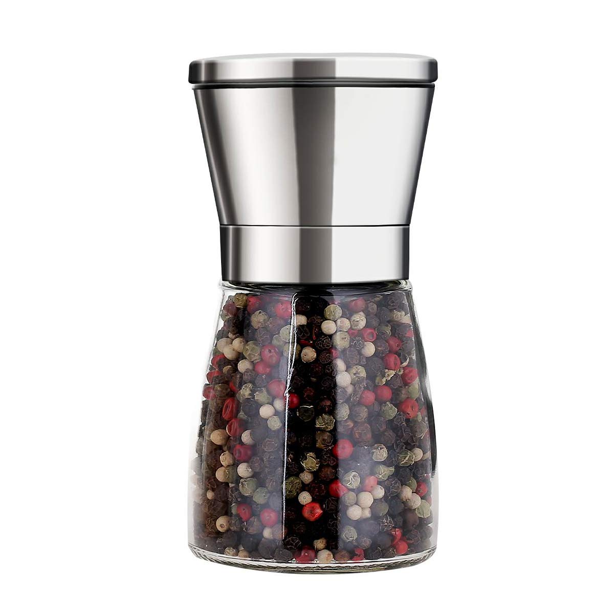 Professional Stainless Steel Salt and Pepper Grinder with Adjustable Coarseness 
| Five Grinding Level Pepper Mill Grin