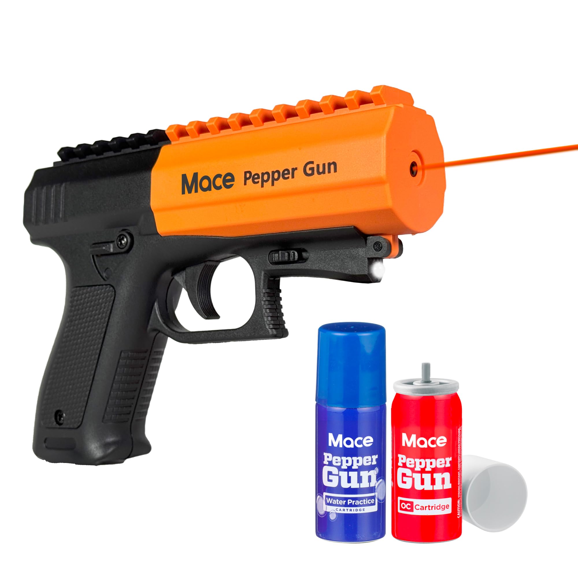 Mace Pepper Gun |0 for Self Defense with 20 Feet Range & Max Strength OC Formula
Mace Pepper Gun |0 with Water Training