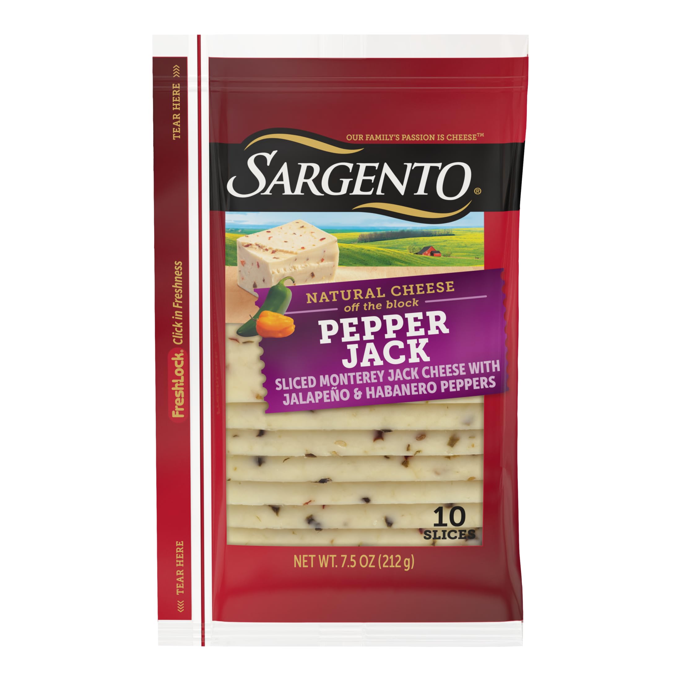  Sargento Sliced Pepper Jack Natural Cheese for Snacking and Tasting Parties
| Sargento Sliced Pepper Jack Natural Chees