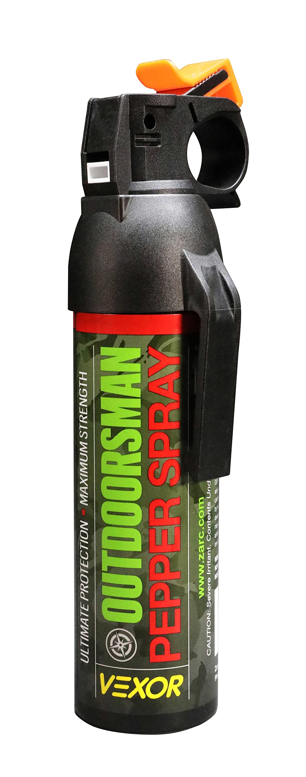 VEXOR Outdoorsman 9.2 oz. Pepper Spray 25-Foot Range for Ultimate Protection from Zarc/authentication