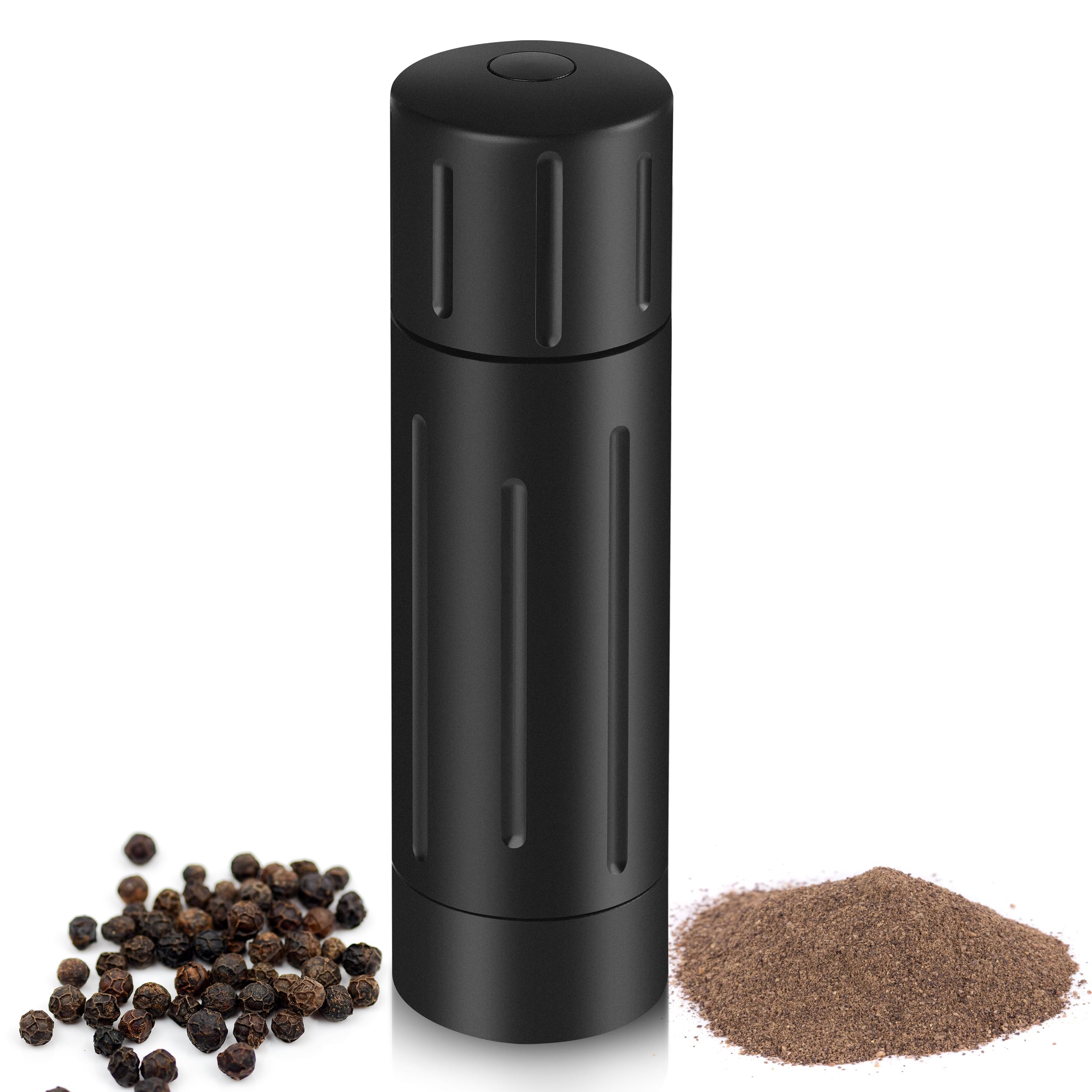 Professional Grade Aluminum Refillable Pepper Grinder Mill for Coarse or Fine Grind
| Heavy Duty Stainless Steel Blade